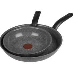 Cuisson<Gifi Poêle Tefal Meteor gris moucheté x2