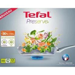 Cuisson<Gifi Poêle tefal Preserve en céramique avec indicateur thermo-spot ø 24 cm