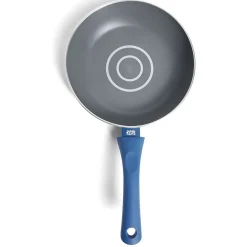 Cuisson<Gifi Poêle tous feux Ø24cm aluminium gris et bleu