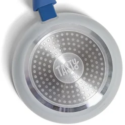 Cuisson<Gifi Poêle tous feux Ø24cm aluminium gris et bleu
