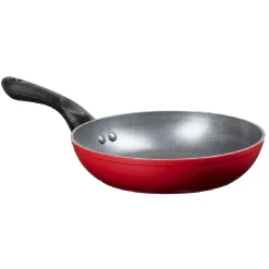 Cuisson<Gifi Poêles rouges et noires x3