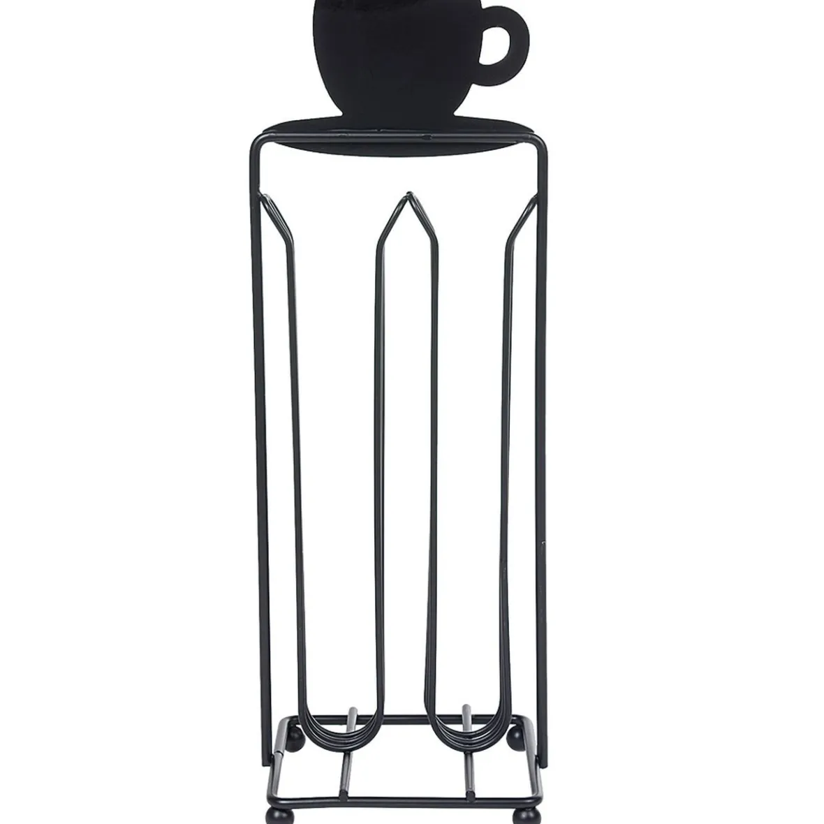 Rangement De Cuisine<Gifi Porte capsules à café en métal design tasse noir