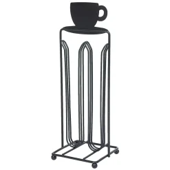 Rangement De Cuisine<Gifi Porte capsules à café en métal design tasse noir