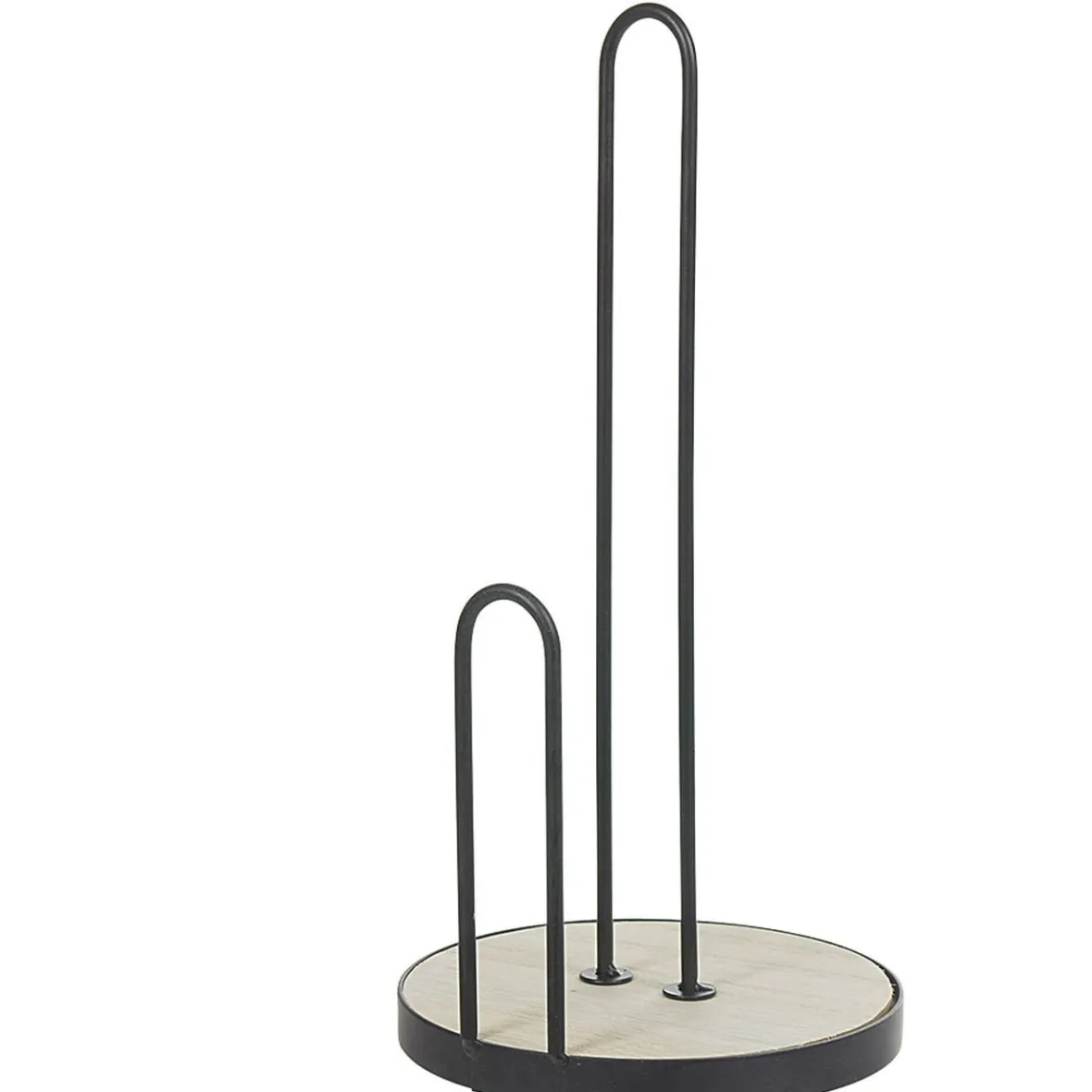 Rangement De Cuisine<Gifi Porte essuie-tout métal bambou beige noir