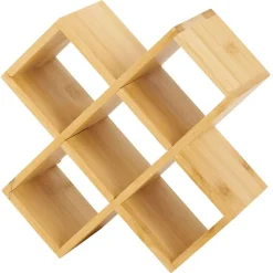 Vaisselle Et Accessoires De Table<Gifi Porte épice 5 cases bambou 17x17xH9cm