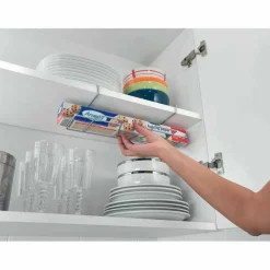 Rangement De Cuisine<Gifi Porte rouleau Metaltex à fixer sur étagère