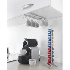 Rangement De Cuisine<Gifi Porte tasse x10 Metaltex à fixer sur étagère