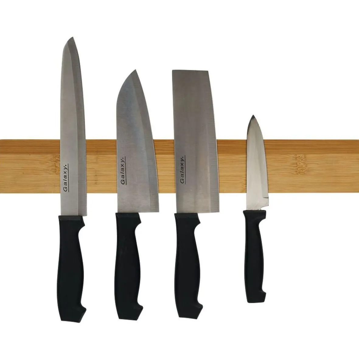 Rangement De Cuisine<Gifi Porte-couteaux magnétique bambou et métal L40cm
