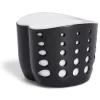 Rangement De Cuisine<Gifi Porte-éponge en plastique noir - 9,5x9,5xH8,3cm