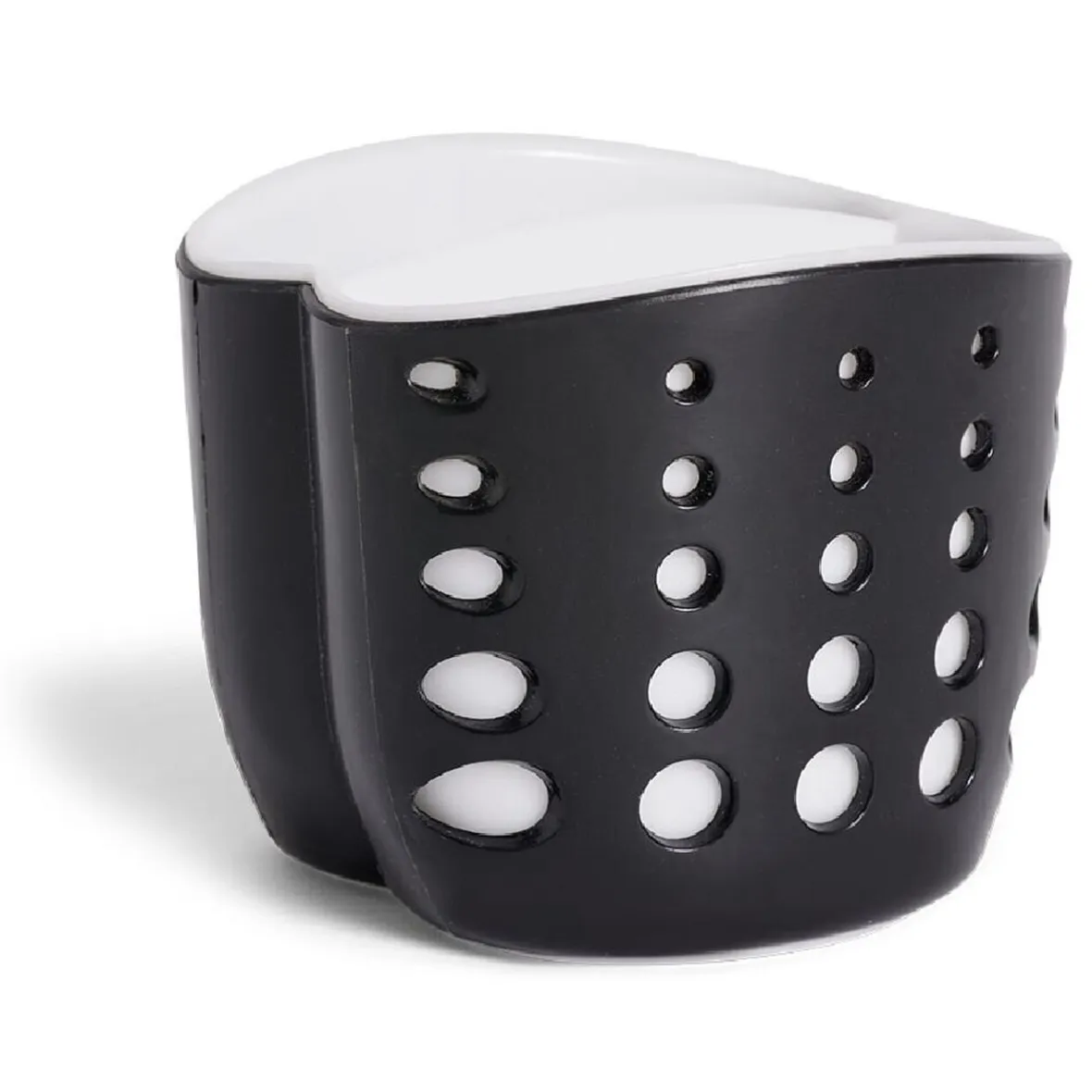 Rangement De Cuisine<Gifi Porte-éponge en plastique noir - 9,5x9,5xH8,3cm