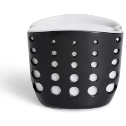 Rangement De Cuisine<Gifi Porte-éponge en plastique noir - 9,5x9,5xH8,3cm