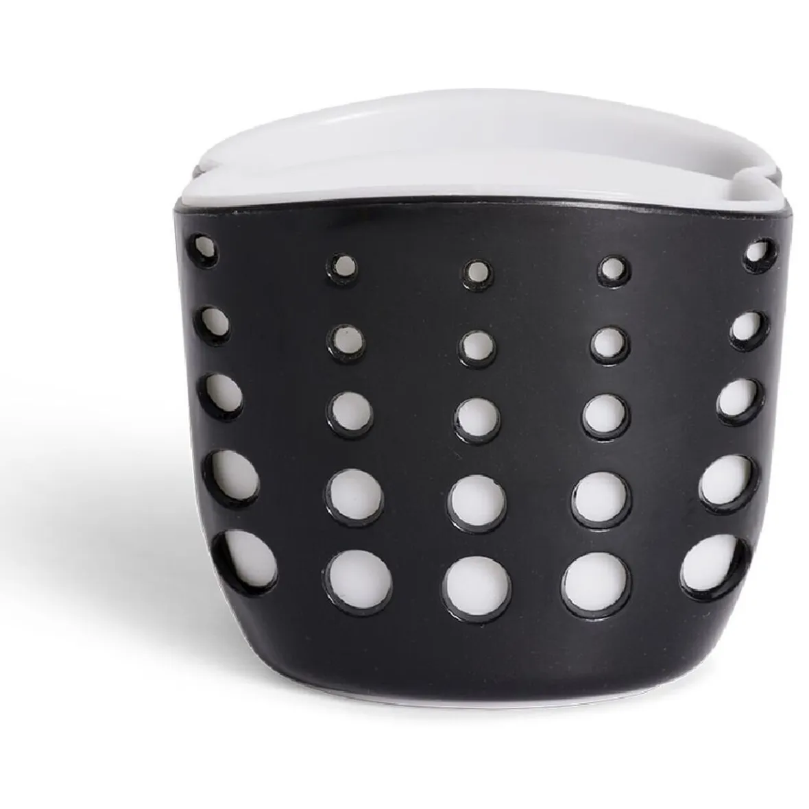 Rangement De Cuisine<Gifi Porte-éponge en plastique noir - 9,5x9,5xH8,3cm