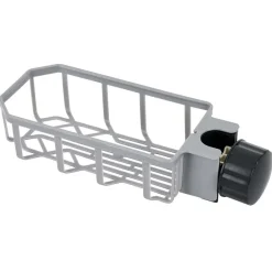 Rangement De Cuisine<Gifi Porte-éponge pour robinet plastique gris - L.20xl.9xH.5cm