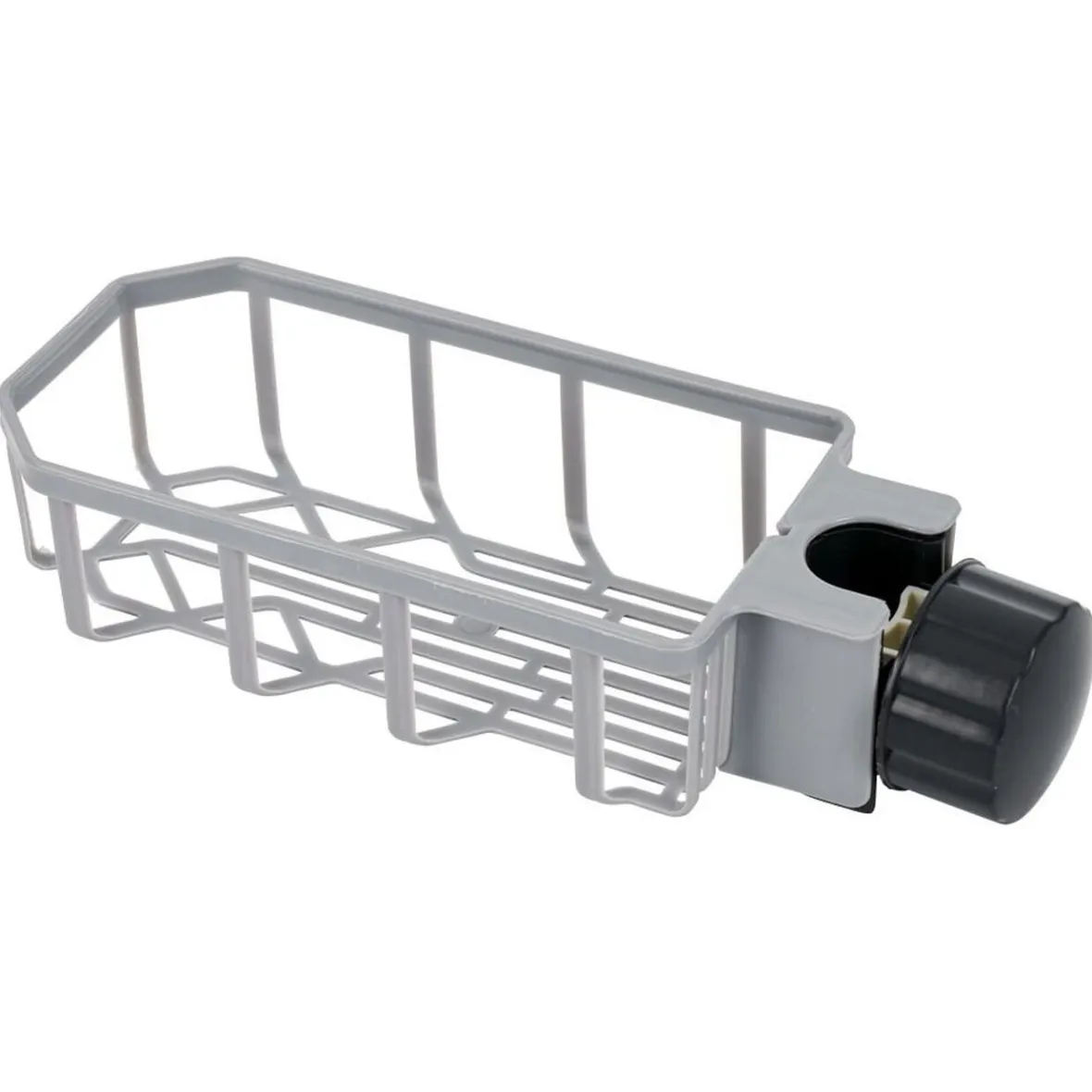 Rangement De Cuisine<Gifi Porte-éponge pour robinet plastique gris - L.20xl.9xH.5cm