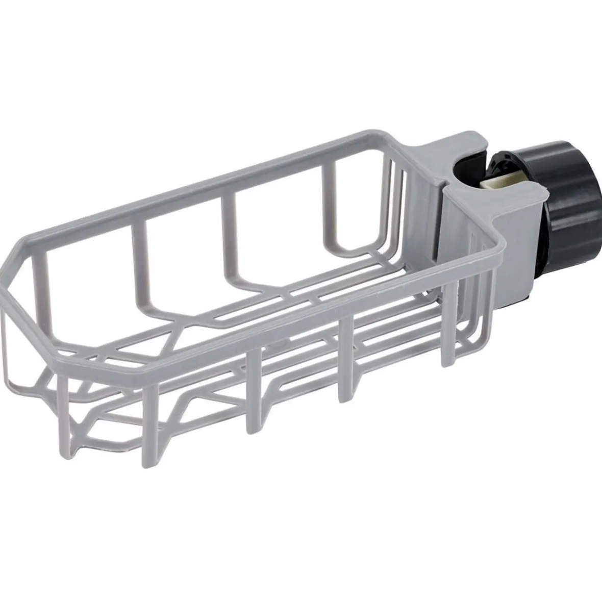 Rangement De Cuisine<Gifi Porte-éponge pour robinet plastique gris - L.20xl.9xH.5cm