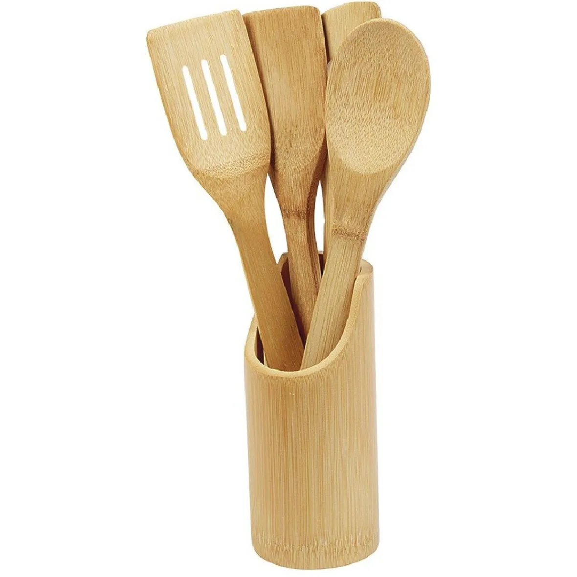Vaisselle Et Accessoires De Table<Gifi Pot avec ustensiles en bambou