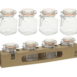 Conservation Alimentaire<Gifi Pot de conservation en verre 90 ml x4