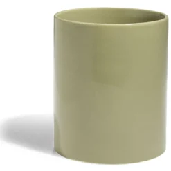 Conservation Alimentaire<Gifi Pot de conservation 1,1L grès carreau de ciment couvercle bambou Ø12xH14,5cm