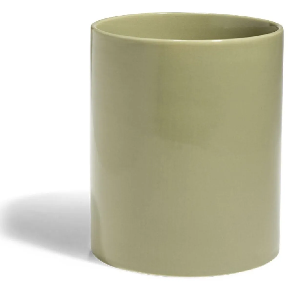 Conservation Alimentaire<Gifi Pot de conservation 1,1L grès carreau de ciment couvercle bambou Ø12xH14,5cm