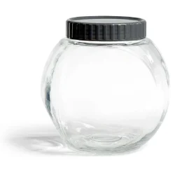 Conservation Alimentaire<Gifi Pot en verre transparent avec couvercle plastique - 17,5x12,5xH.17cm