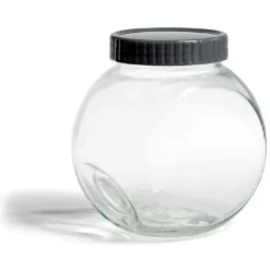 Conservation Alimentaire<Gifi Pot en verre transparent avec couvercle plastique - 16x11,5xH.16cm