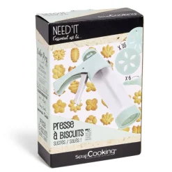 Préparation Culinaire<Gifi Presse à biscuits sucrés/salés 16 disques et 6 douilles