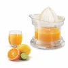 Préparation Culinaire<Gifi Presse agrumes Metaltex transparent couvercle blanc 2 cônes