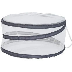 Cuisson<Gifi Protège plat rétractable filet tissu x2 - polyester Ø30xH14cm