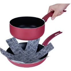 Cuisson<Gifi Protège poêle en feutrine x2