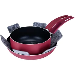 Cuisson<Gifi Protège poêle en feutrine x2