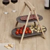 Vaisselle Et Accessoires De Table<Gifi Présentoir de service 2 étages