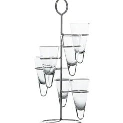 Gifi Présentoir et 6 verrines coniques| Vaisselle Et Accessoires De Table