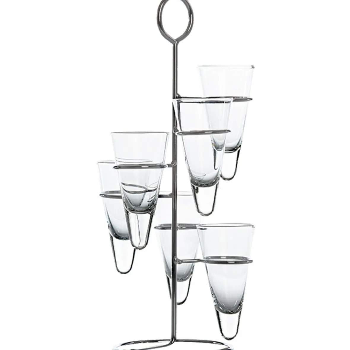 Gifi Présentoir et 6 verrines coniques| Vaisselle Et Accessoires De Table