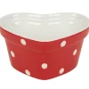 Cuisson<Gifi Ramequin coeur rouge à pois blancs