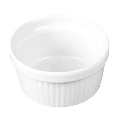 Cuisson<Gifi Ramequin en céramique blanc ø9,1xH.4,8 cm
