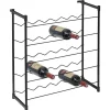 Rangement De Cuisine<Gifi Range bouteilles métal noir 30 bouteilles