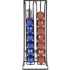 Rangement De Cuisine<Gifi Range capsules de café en métal noir