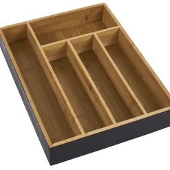 Rangement De Cuisine<Gifi Range couvert en bambou naturel