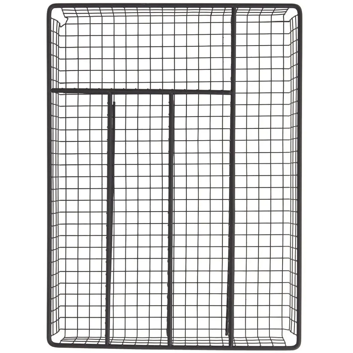 Rangement De Cuisine<Gifi Range couvert pour tiroir grillage en fer noir