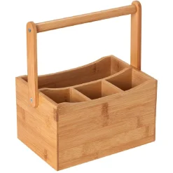 Rangement De Cuisine<Gifi Range couvert vertical en bambou
