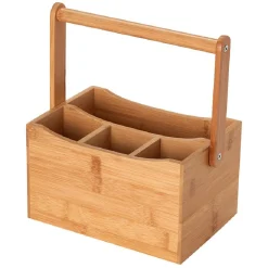 Rangement De Cuisine<Gifi Range couvert vertical en bambou