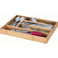 Rangement De Cuisine<Gifi Range couverts en bambou