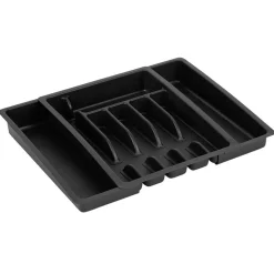 Rangement De Cuisine<Gifi Range couverts extensible plastique noir