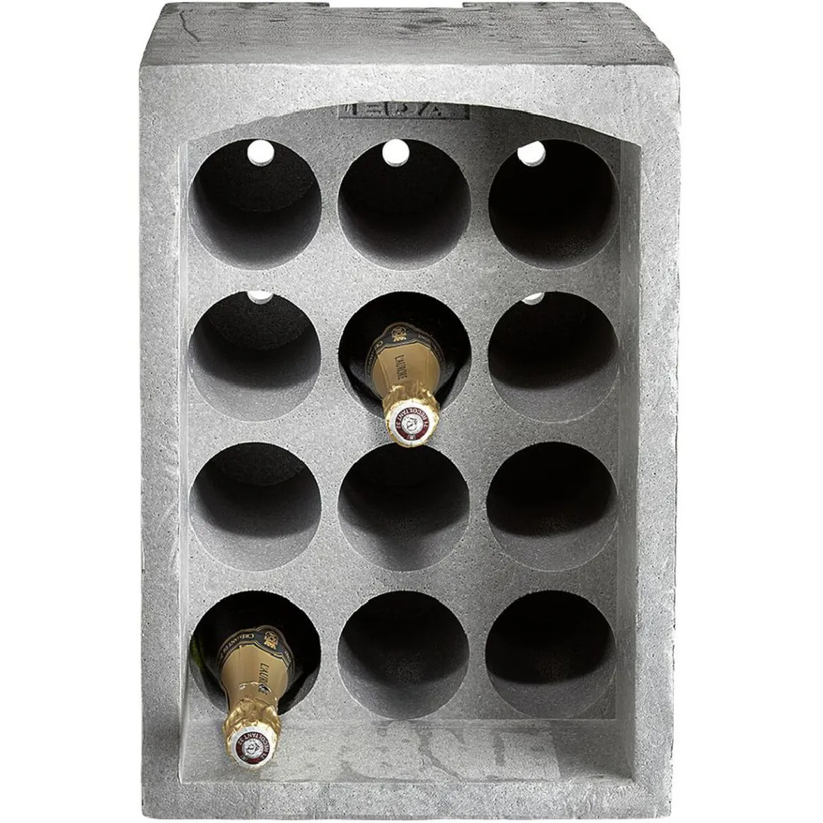 Rangement De Cuisine<Gifi Range-bouteilles 12 emplacements gris