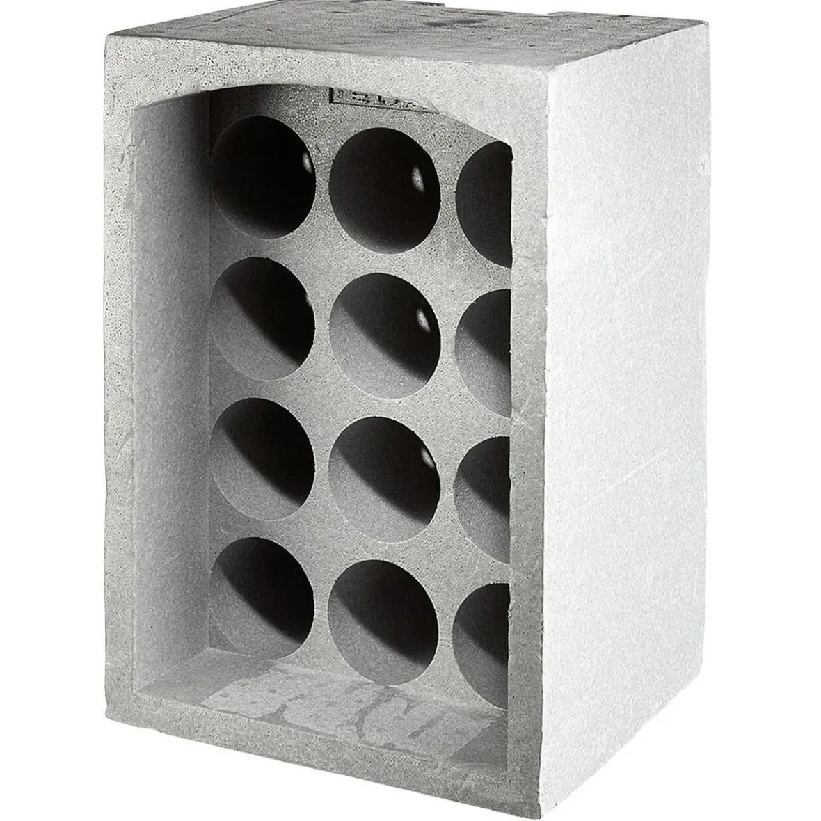 Rangement De Cuisine<Gifi Range-bouteilles 12 emplacements gris