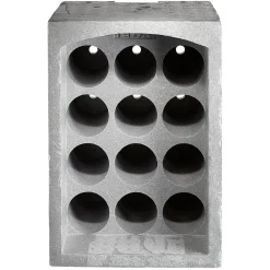Rangement De Cuisine<Gifi Range-bouteilles 12 emplacements gris