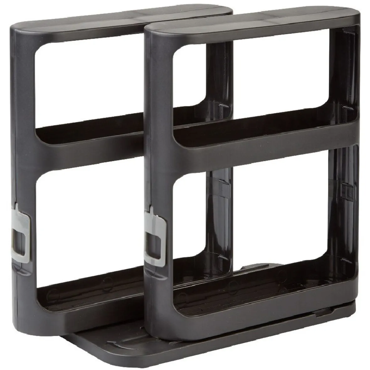 Gifi Rangement à épices coulissant 2 niveaux noir| Vaisselle Et Accessoires De Table