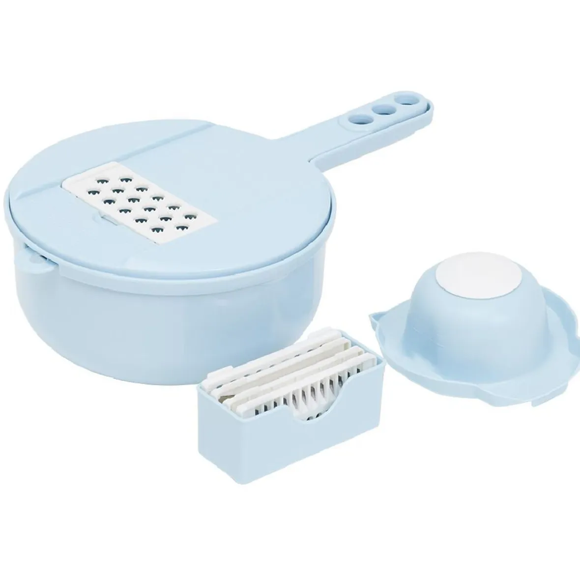 Préparation Culinaire<Gifi Récipient 6-en-1 avec passoire et accessoires de coupe
