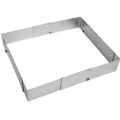 Préparation Culinaire<Gifi Rectangle à pâtisserie extensible inox