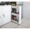 Rangement De Cuisine<Gifi Resserre de cuisine blanc 3 niveaux